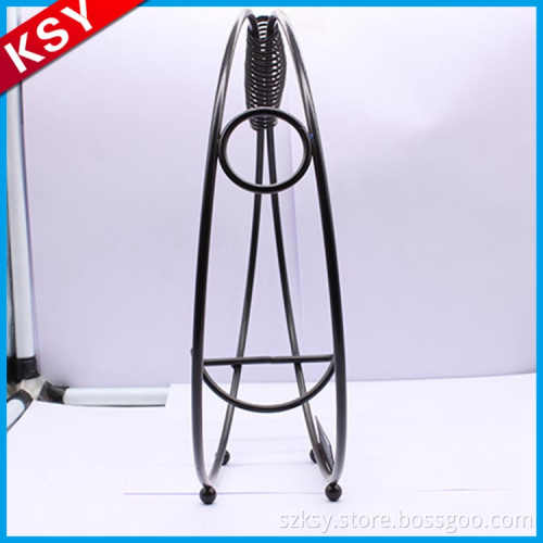 Mass Supply Best Quality Decorative Wrought Iron Wine Bottle Rack Holder For Kitchenware